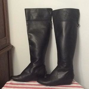 Black over the knee boots